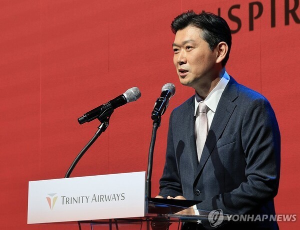 [현장] 서준혁 회장 "47년 소노 서비스, 하늘길로"…트리니티항공 'SSC' 승부수