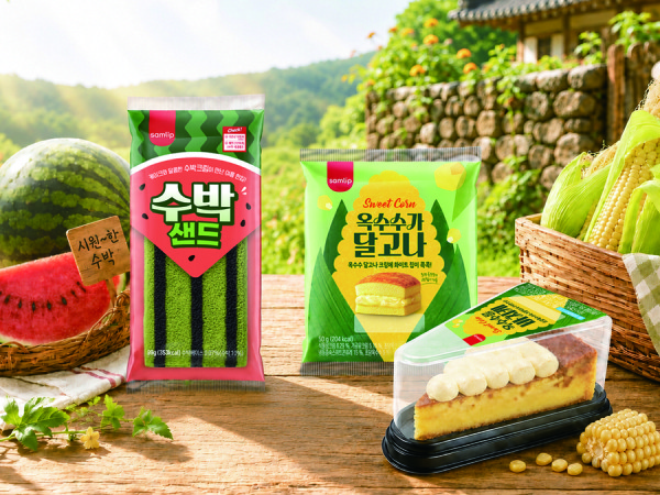 삼립, ‘촌캉스’ 감성 디저트 선봬…수박·초당옥수수 활용