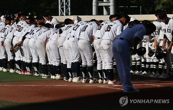 ‘부적절 응원’ 징계 마친 배재고, 45일 만에 공식전…“반성하며 준비했다”