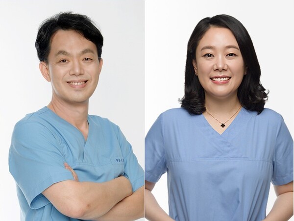 (왼쪽부터) 잠실삼성안과 김병진 대표원장, 최아영 원장 (사진=잠실삼성안과 제공)