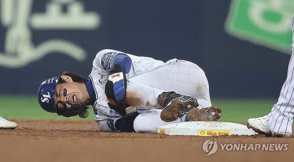4연승에도 웃지 못한 삼성…'타격 1위' <b>구자욱</b>, 햄스트링 <b>부상</b>