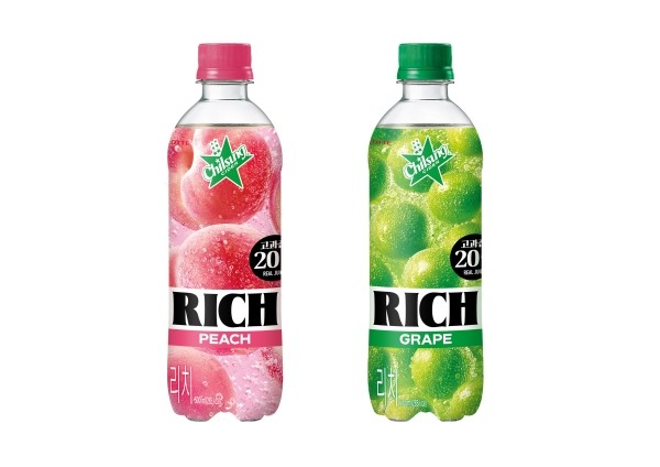칠성사이다에 과즙 20% 더했다…롯데칠성 ‘RICH’ 출시